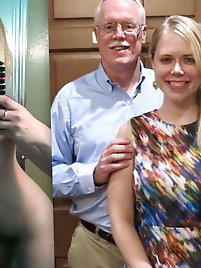 Voluptuous young lady covered with cum